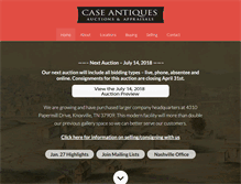 Tablet Screenshot of caseantiques.com